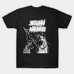 Belgian Malinois Heavy Metal Dog Lover T-Shirt